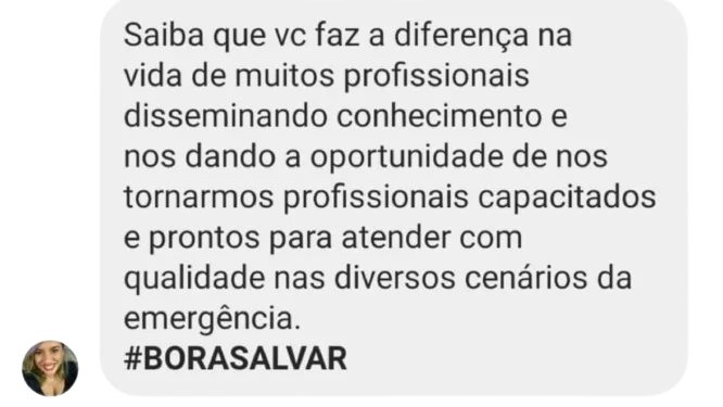 Depoimento de aluno do Elite Emergência